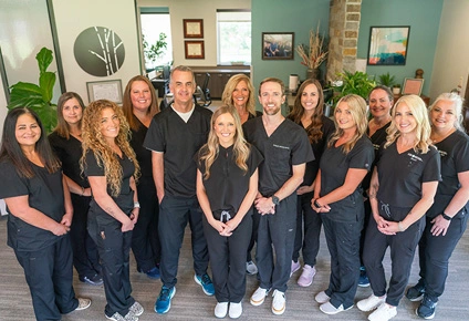 The whole staff and Atkins & Anderson dds